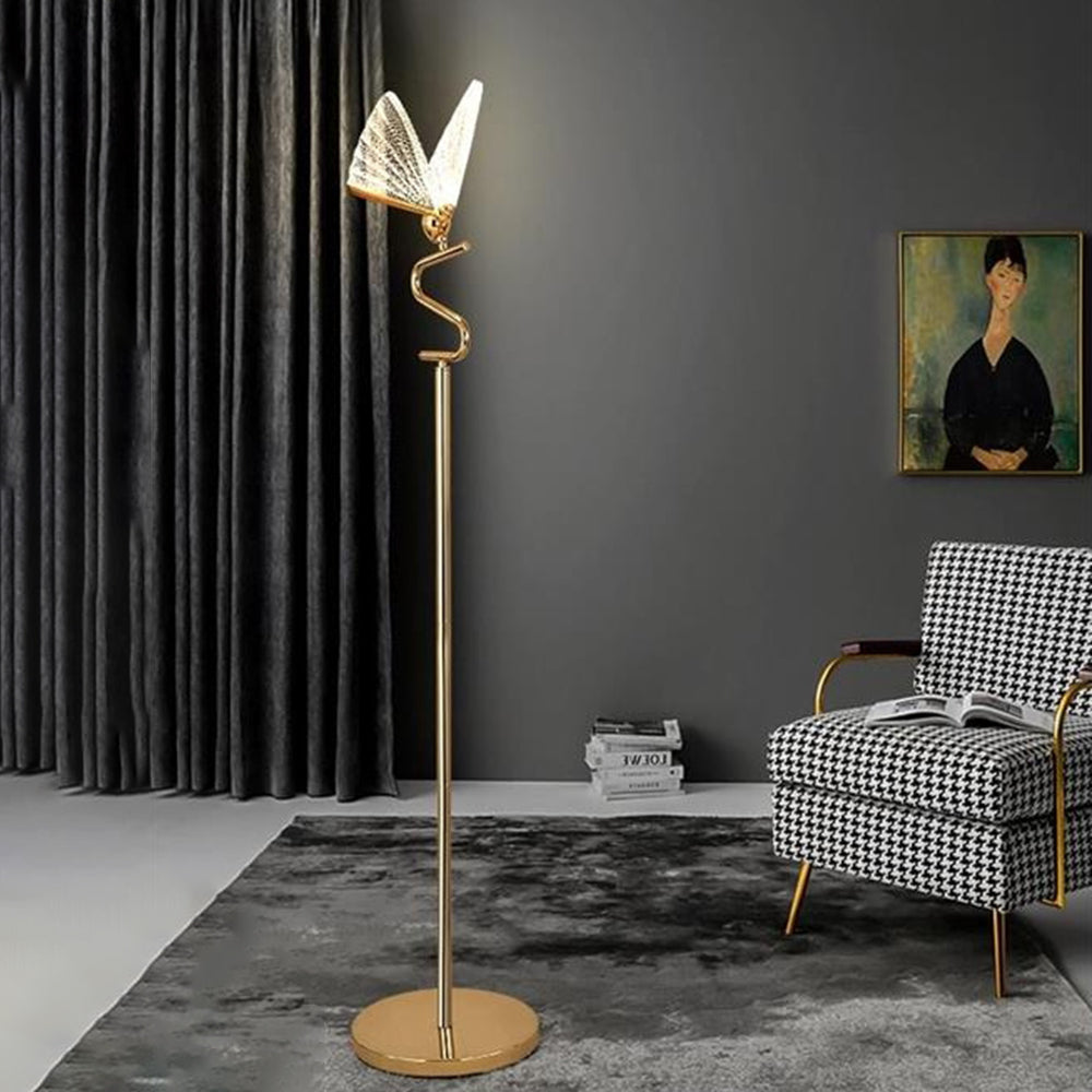 Modern Butterfly Chandelier Table & Floor Lamp, 4 Styles - Neutral Decor