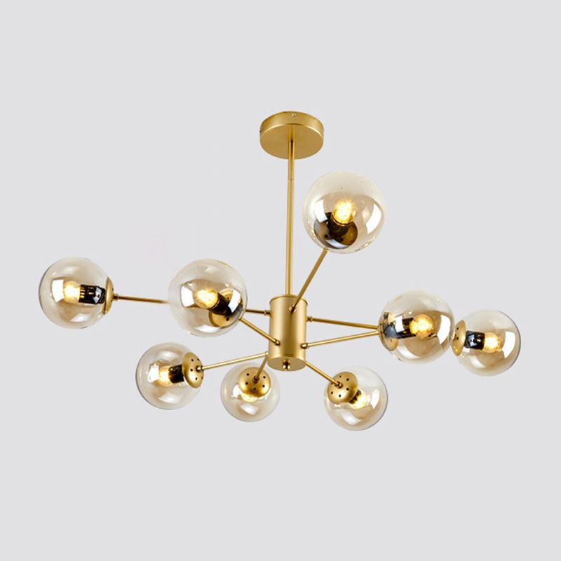 Valentina Designer Simple Nordic Pendant Light, Black/Gold - Neutral Decor