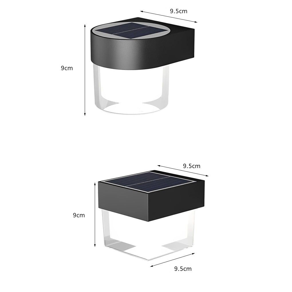 Philipa Square LED Minimalist Outdoor Wall Lights