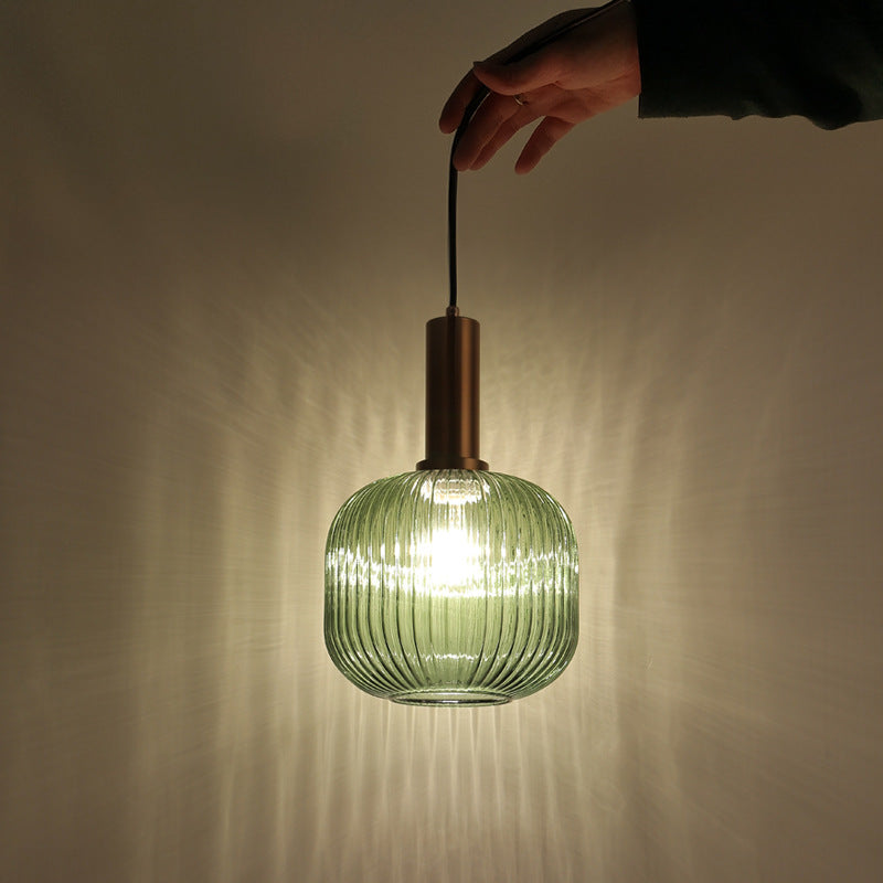 Valentina Pendant Light Crystal, Moru Glass, Cognac/Green/Grey, Kitchen Island - Neutral Decor