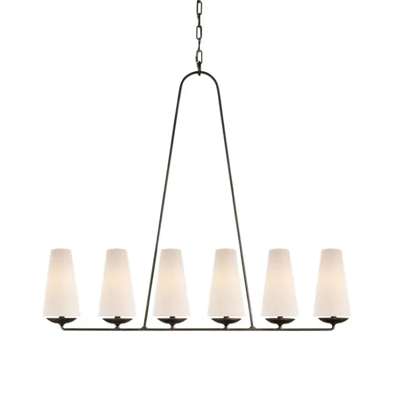 Silva Vintage LED Chandeliers White Black Bedroom Kitchen - Neutralighting