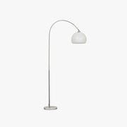 Mira Floor Arc Lamp, Tall Floor Light, Modern, Orange/ White - Neutral Decor