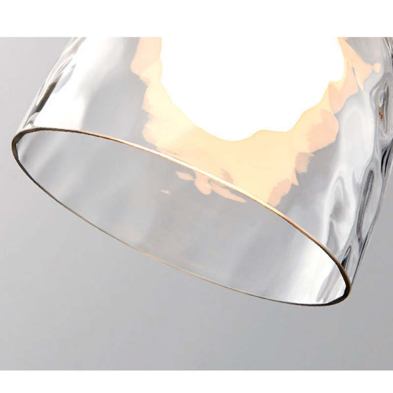 Arisha Minimalist Geometric Glass Pendant Light, Dining Room - Neutral Decor