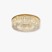 Kristy Luxury Flush Mount Metal/Crystal Ceiling Light