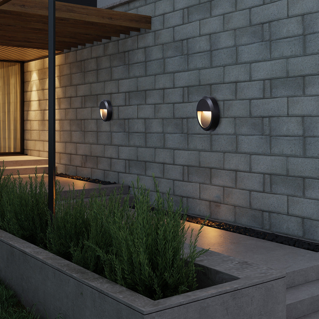 Lester Geometric LED Minimalist Outdoor Step Lights