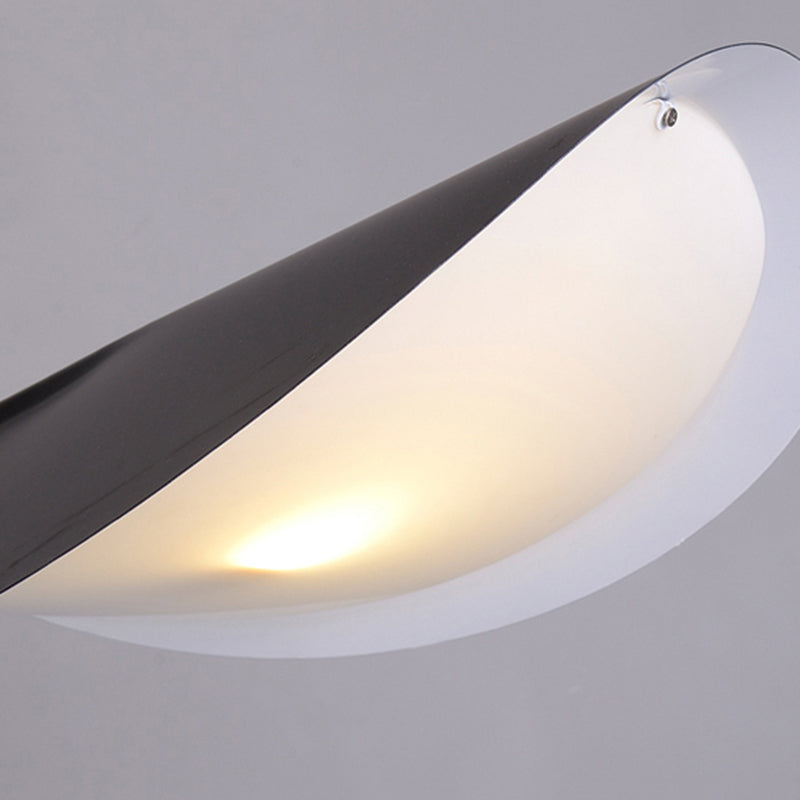 Edge Modern Arch Metal Floor Lamp, Black - Neutral Decor