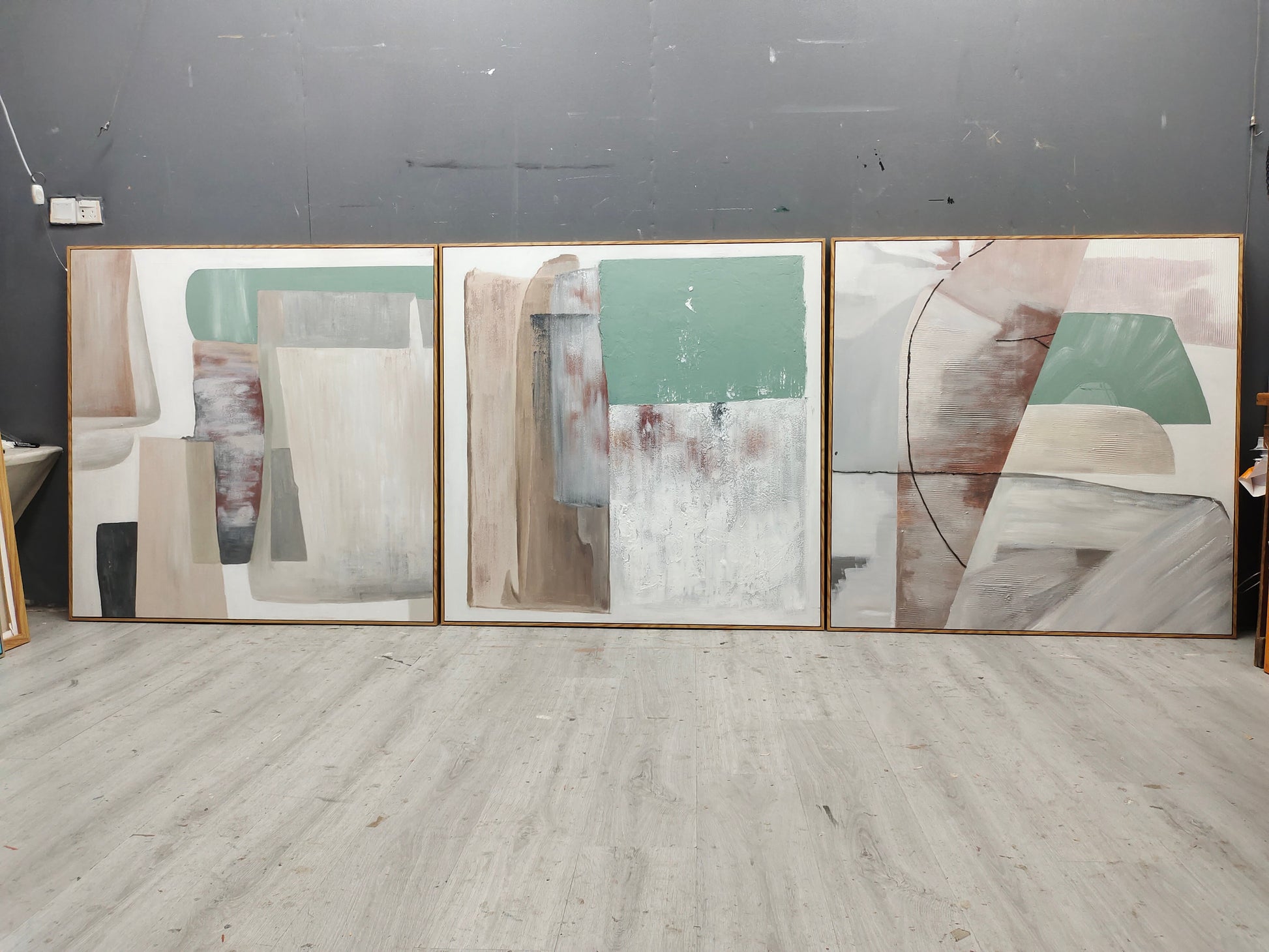 Abstract Painting Set Of 3 SP158 - Neutralighting