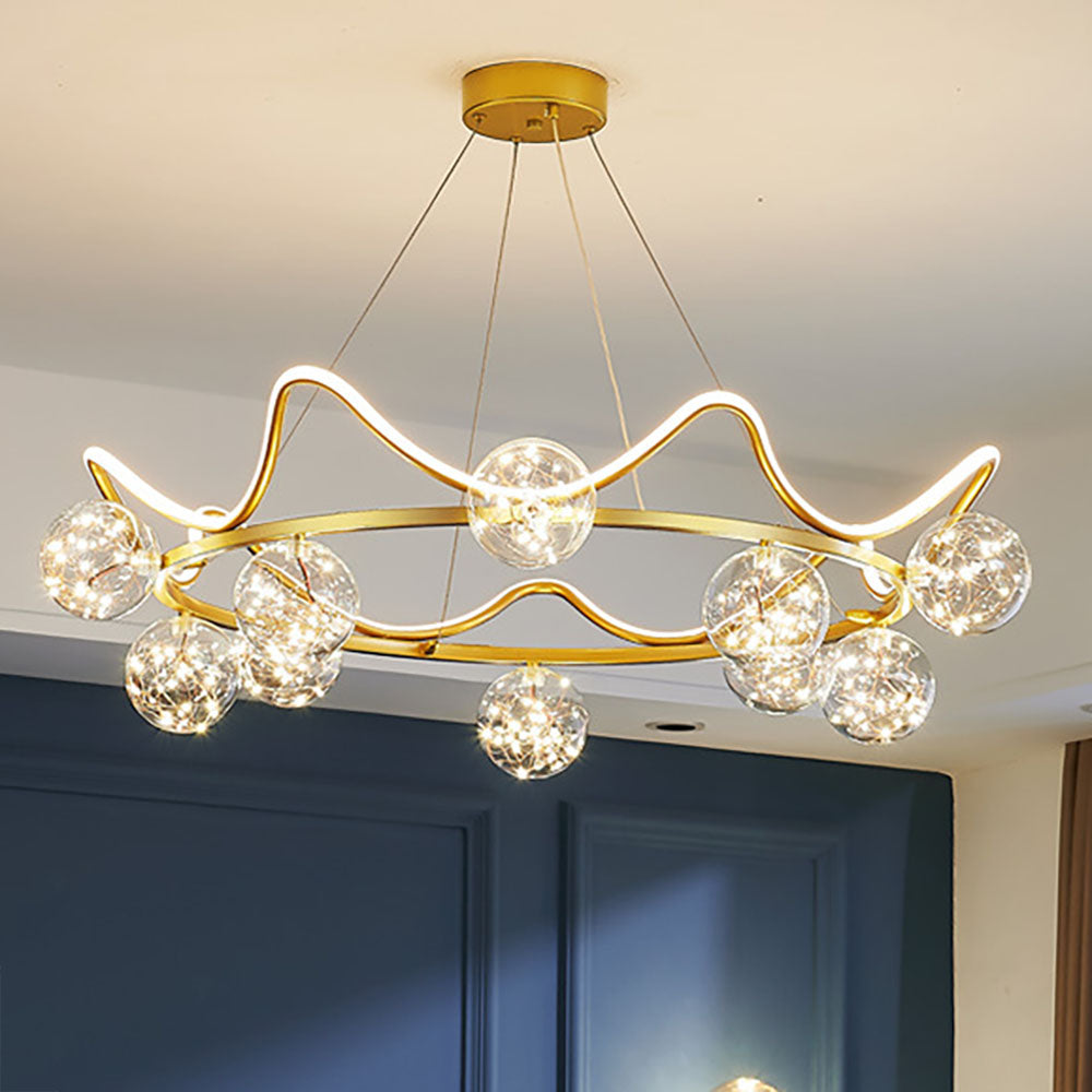 Arisha Nordic Creative Star Pendant Light Metal Living Room/Restaurant - Neutral Decor