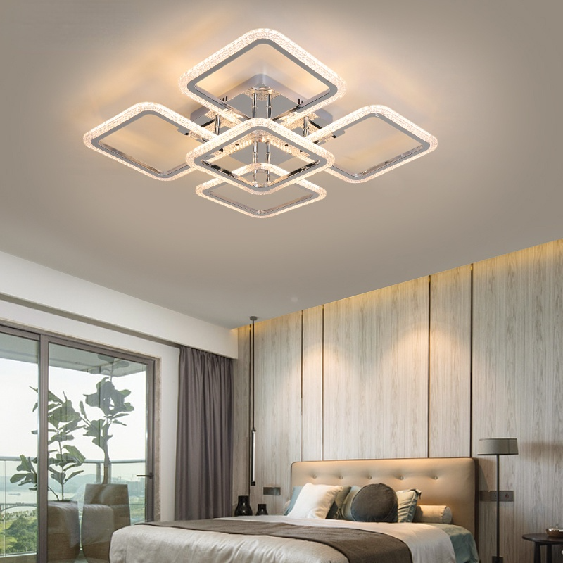 Arisha Modern Square Flush Mount Ceiling Light - Neutral Decor