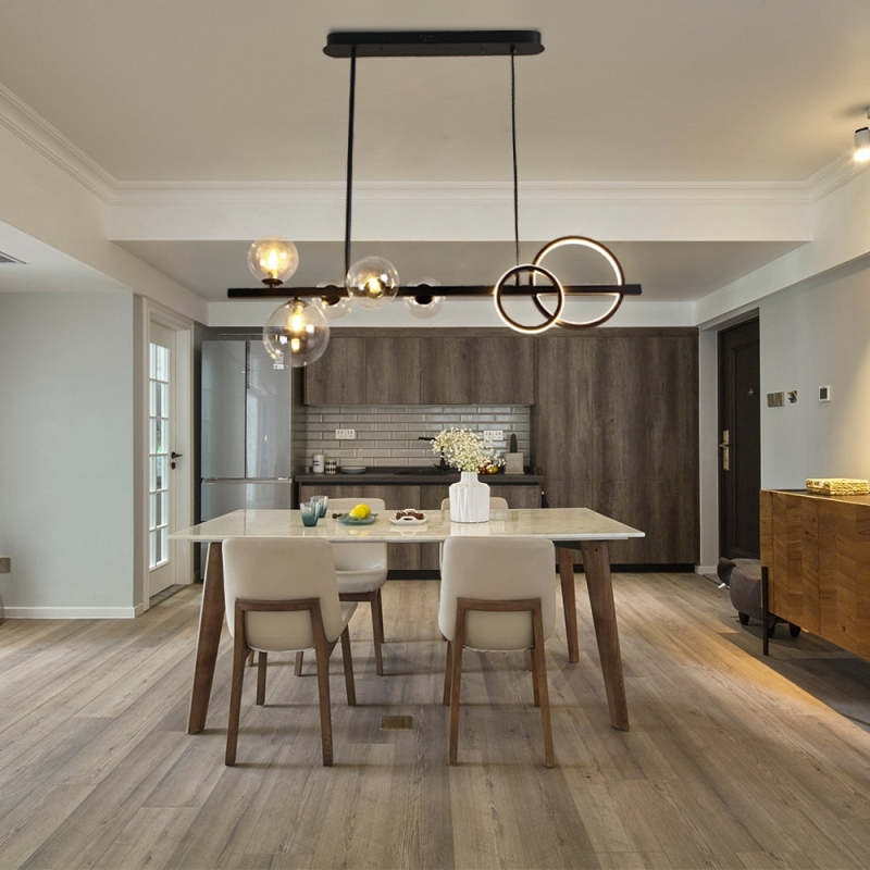 Arisha Pendant Light Bubble Circle Modern Black/Gold, Bedroom - Neutral Decor