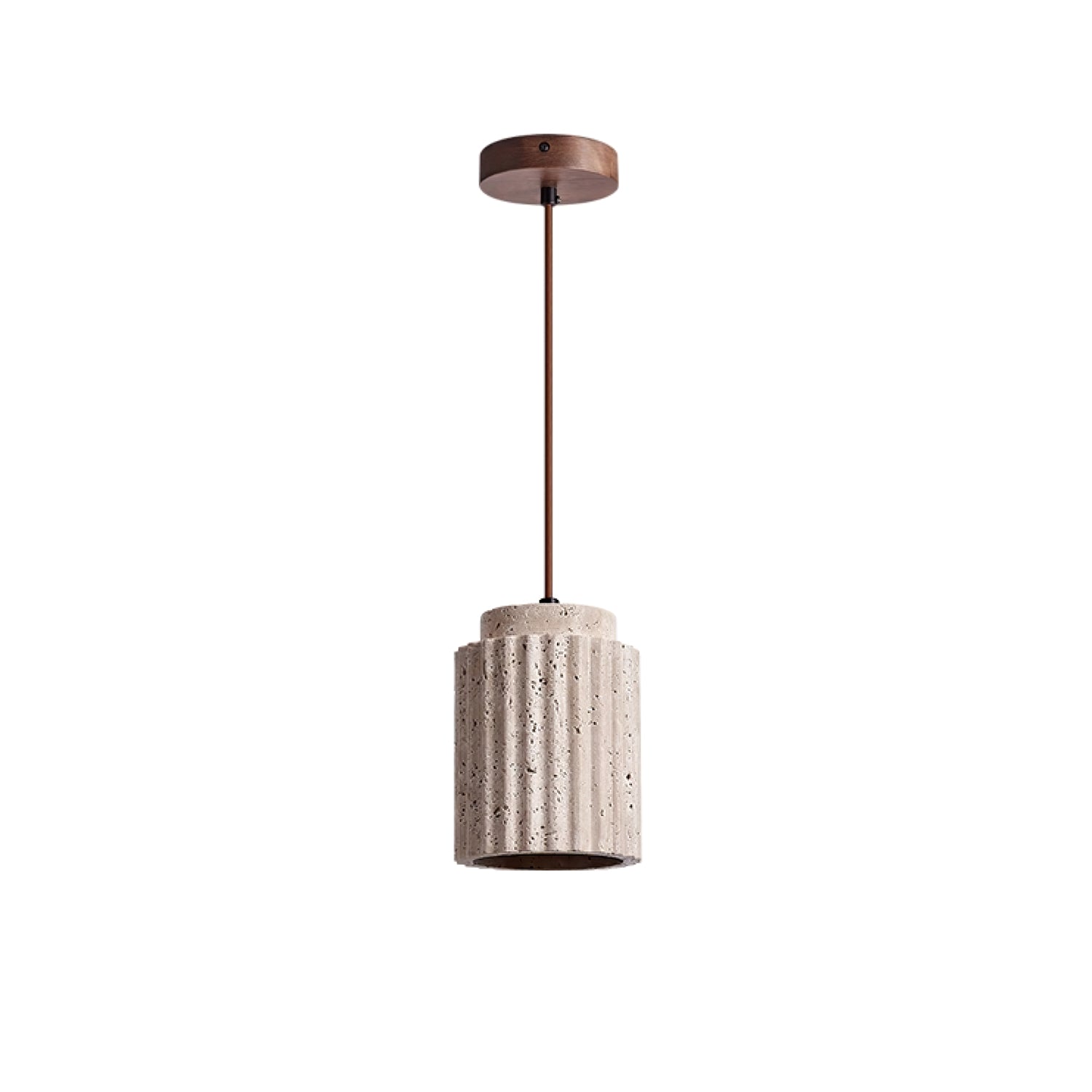 Mysolel Travertine Pendant Light-Neutral Decor