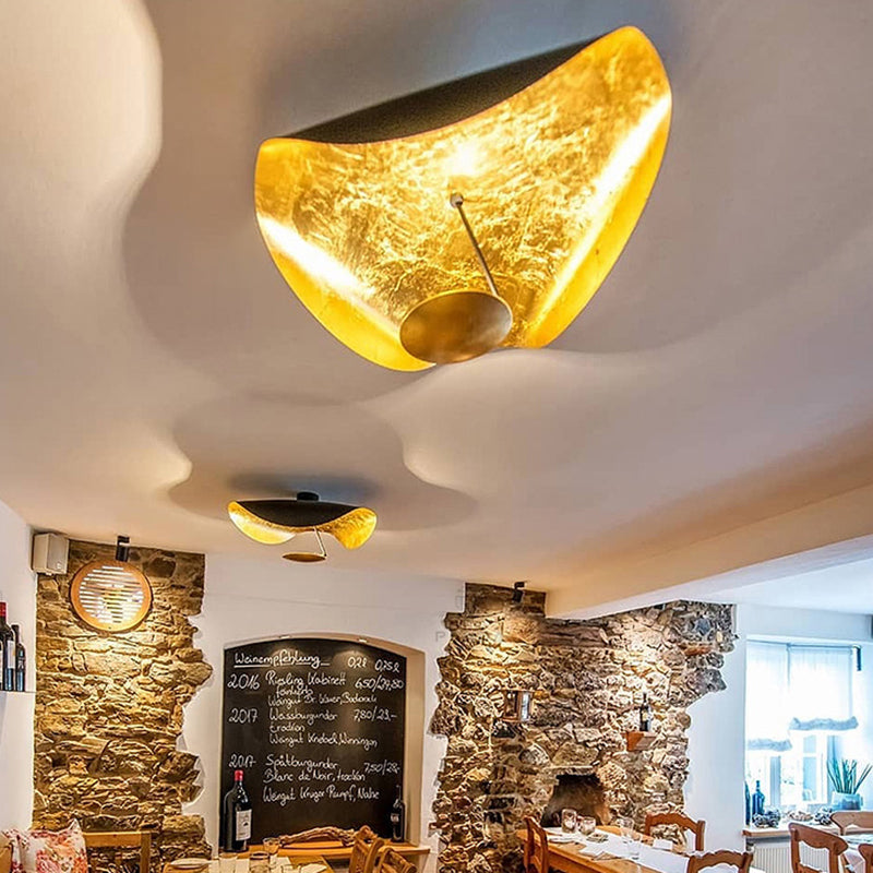 Airsha Pendant Light 3 Colour, Gold Foil Pendant Lights - Neutral Decor
