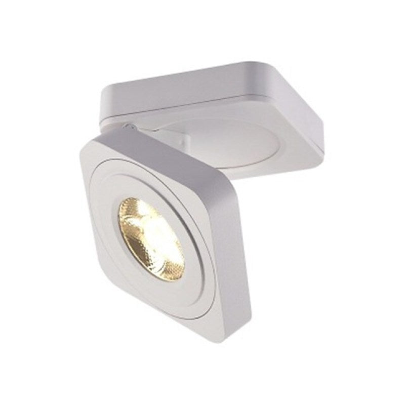Arisha Modern Adjustable Square Ceiling Light Spotlight, Black/White - Neutral Decor