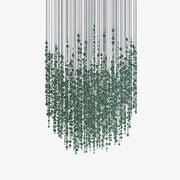 Emerald Rainfall Crystal Customize Chandelier-Neutral Decor