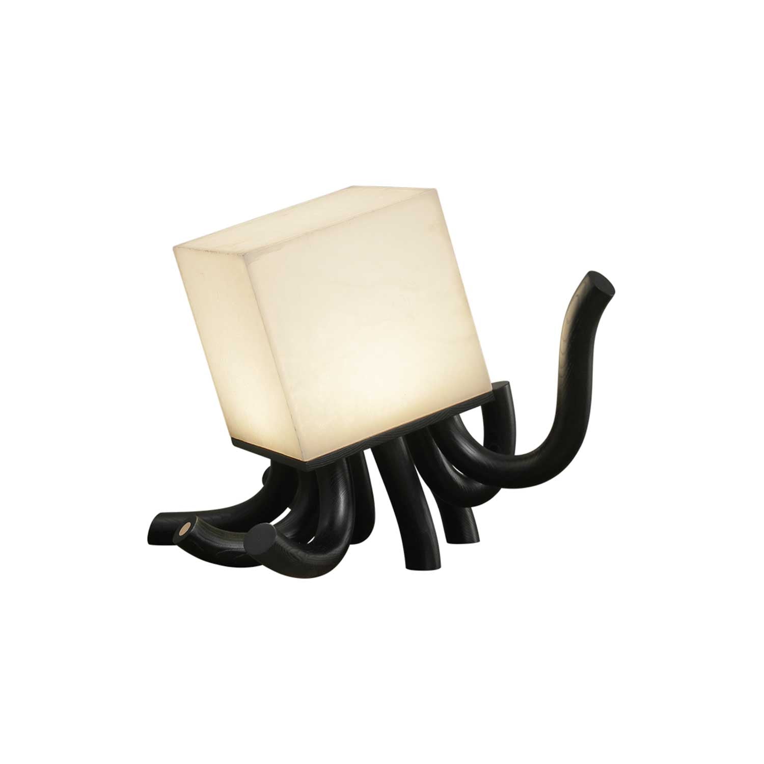Dravk Tentacle Alabaster Table Lamp-Neutral Decor