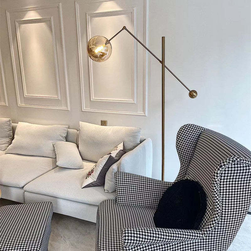 Valentina Arc Floor Lamp - Neutral Decor