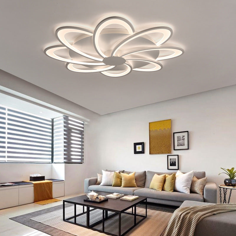 Arisha Flower Shape Ceiling Light White , 2 Style - Neutral Decor