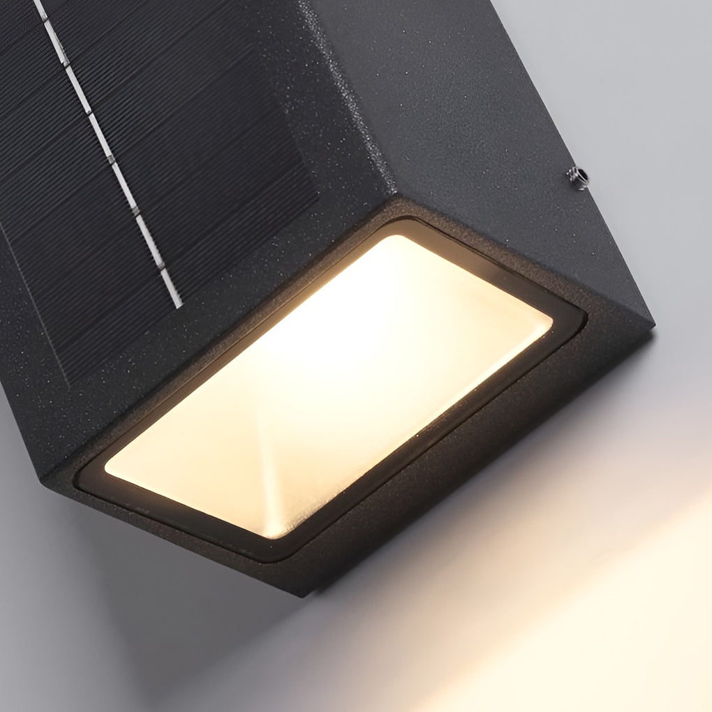 Ivar Rectangular LED Modern Steel Outdoor Wall Sconce Light