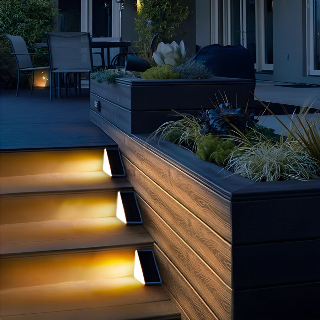 Ebenezer Triangle Automatic Wire-Free Modern ABS Outdoor Lights