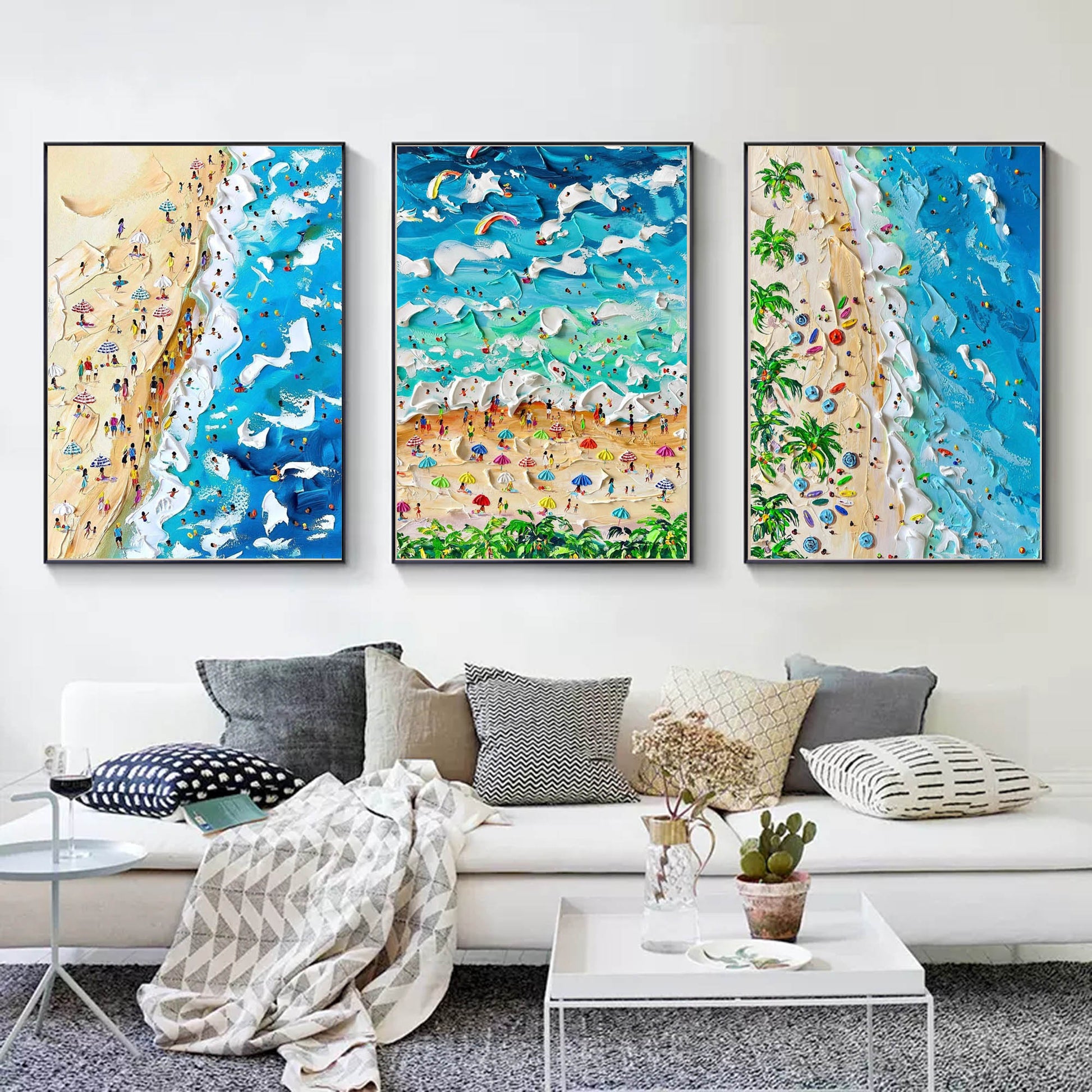 Abstract Painting Set of 3 SP125 - Neutralighting