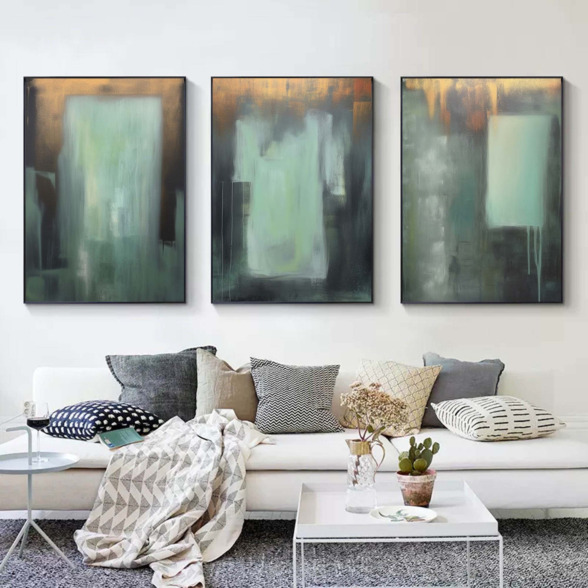 Abstract Painting Set of 3 SP147 - Neutralighting