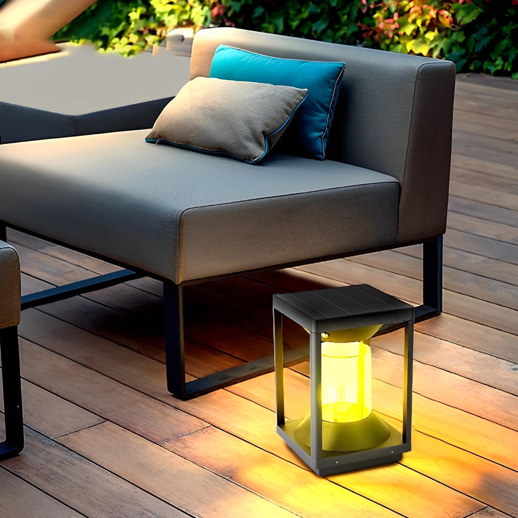 Lucas Minimalist Modern Fence Outdoor Post Lights