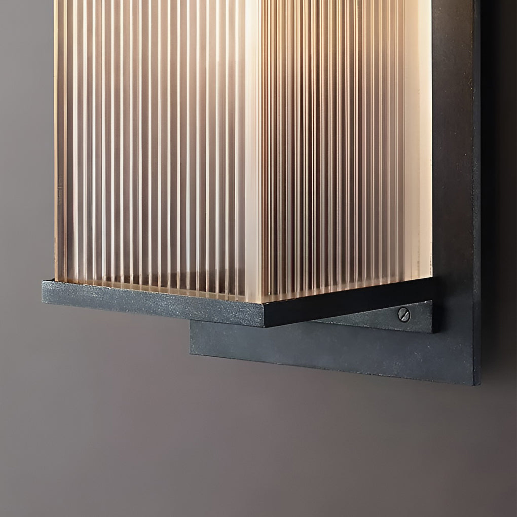 Holl Rectangular Modern Outdoor Wall Sconces Light