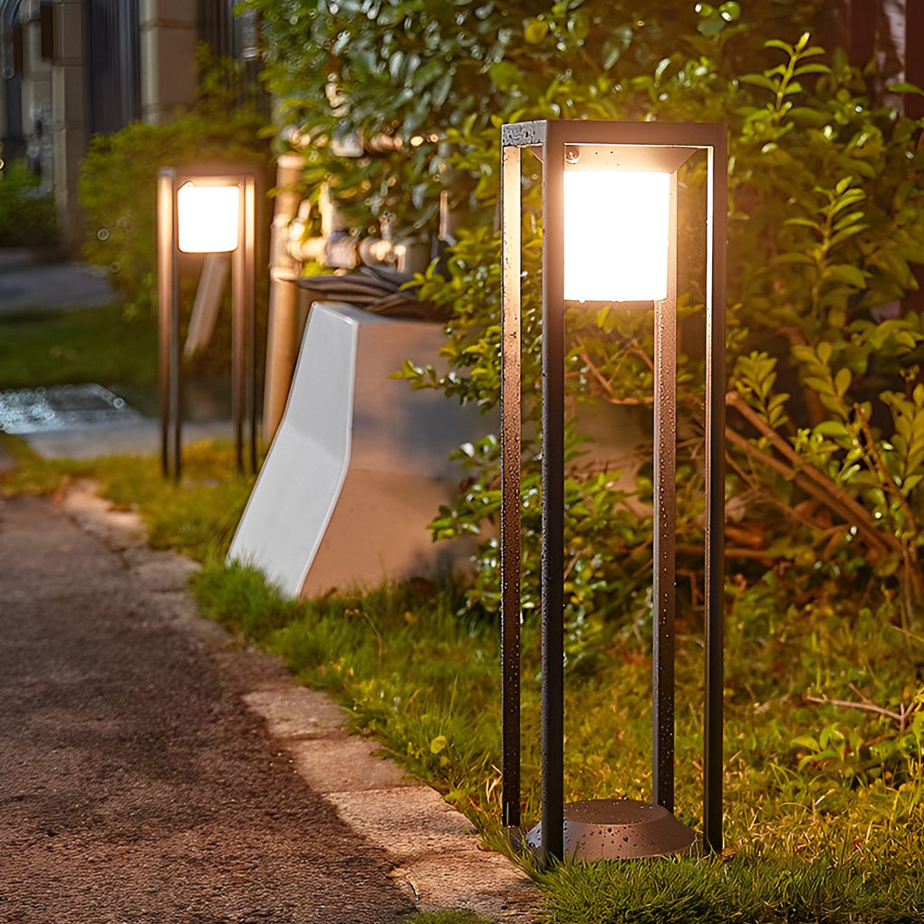 Lynny Brightness Solar Path Modern Outdoor Lawn Lamp