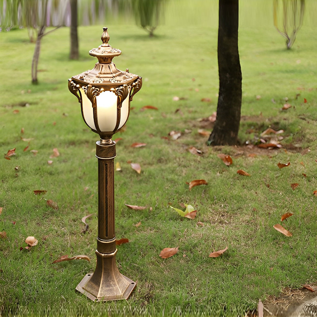 Iagine Traditional European LED Outdoor Pathway Post Lamp