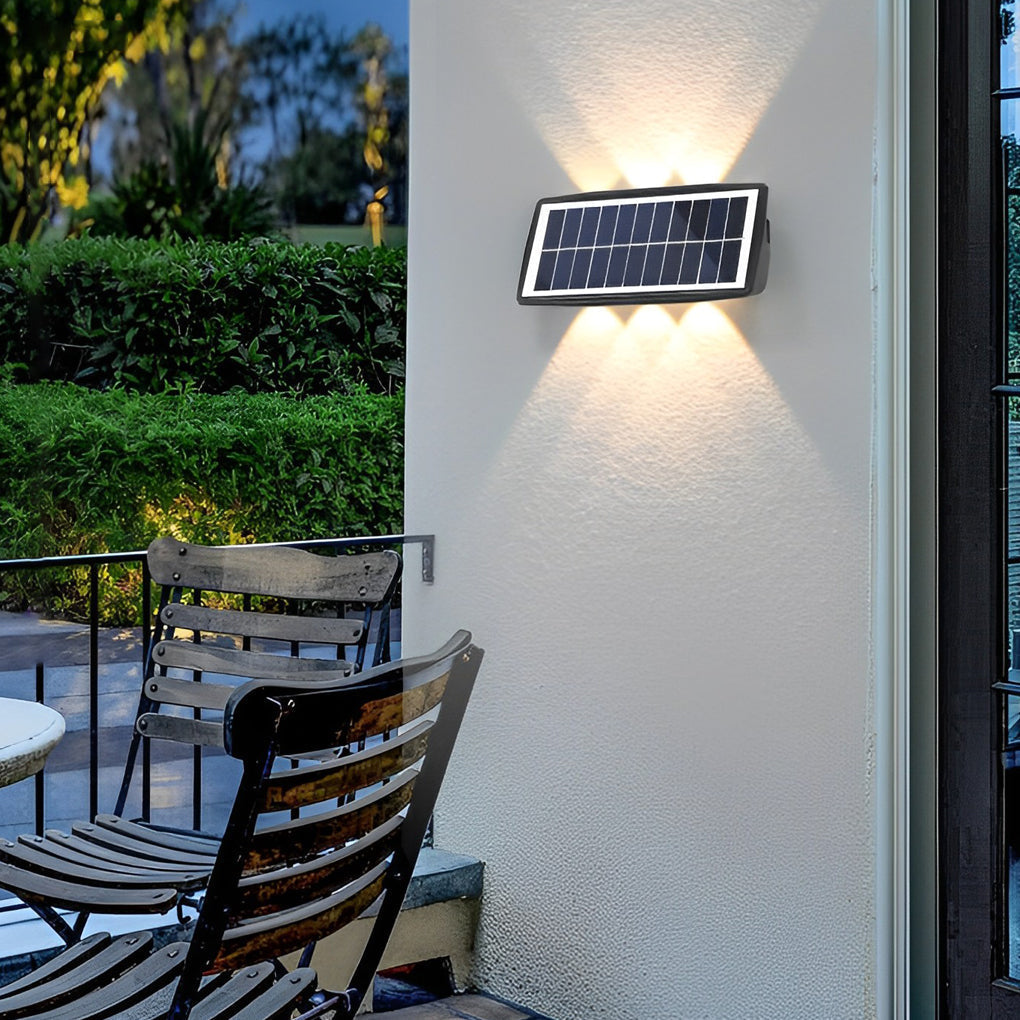 Soldier Rectangular LED Modern ABS Outdoor Wall Lamp