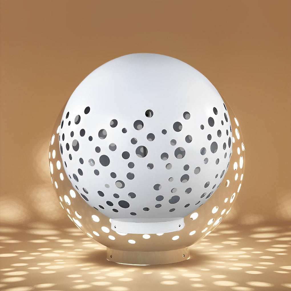 Nighti Round Hollow Modern Outdoor Lawn Lamp