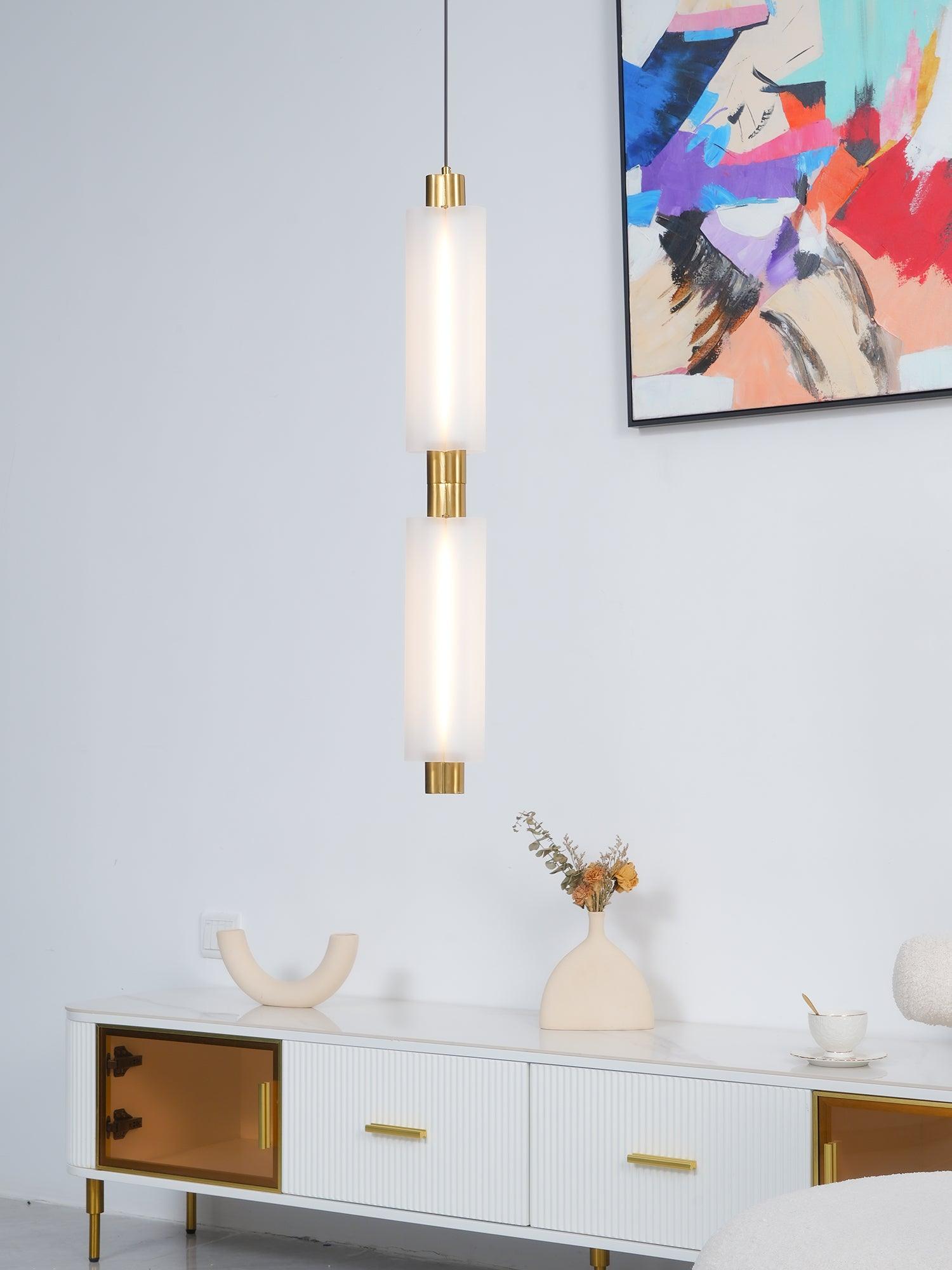 Boriel Acrylic Industrial Pendant Light-Neutral Decor