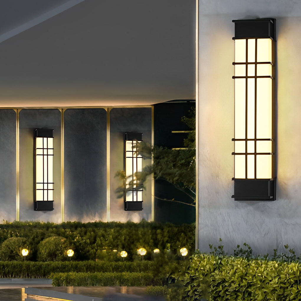 Loisa Retro Rectangular LED Traditional Outdoor Wall Lamp