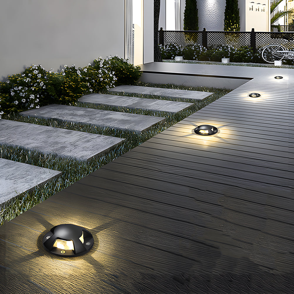 Abigail Horizontal Deck Stair Pathways Outdoor Lights