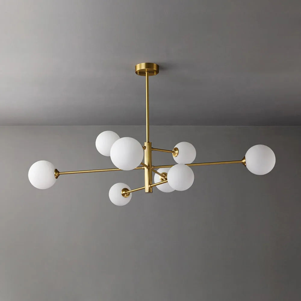 Valentina Modern Glass Shade Pendant Light, Copper/Black - Neutral Decor