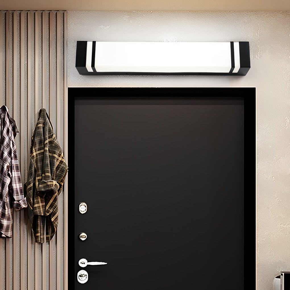 Serene Rectangle Modern LED Outdoor Wall Light