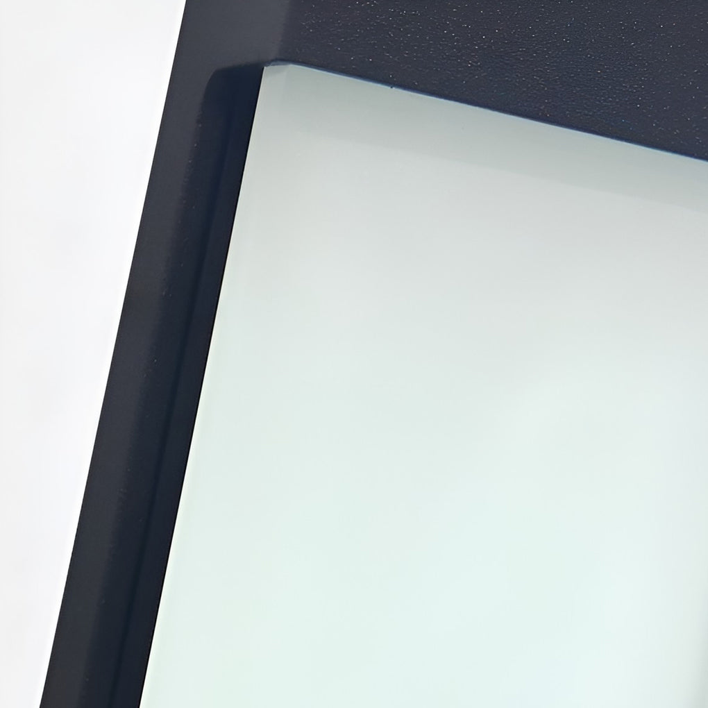 Laon Rectangular LED Light-controlled Outdoor Sconce Light