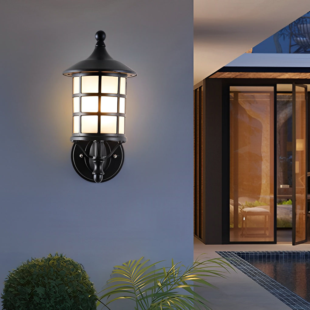Lancelot Retro Round European Outdoor Wall Sconces