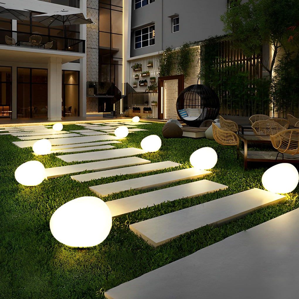 Nore Adjustable Cobblestone Plastic Outdoor Light
