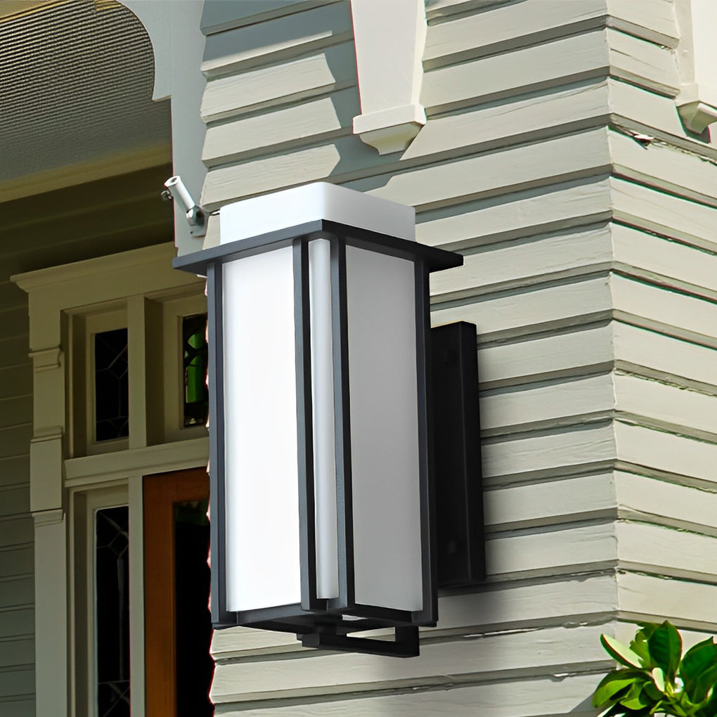 Gazelle Square Unique LED Retro Outdoor Wall Lamp