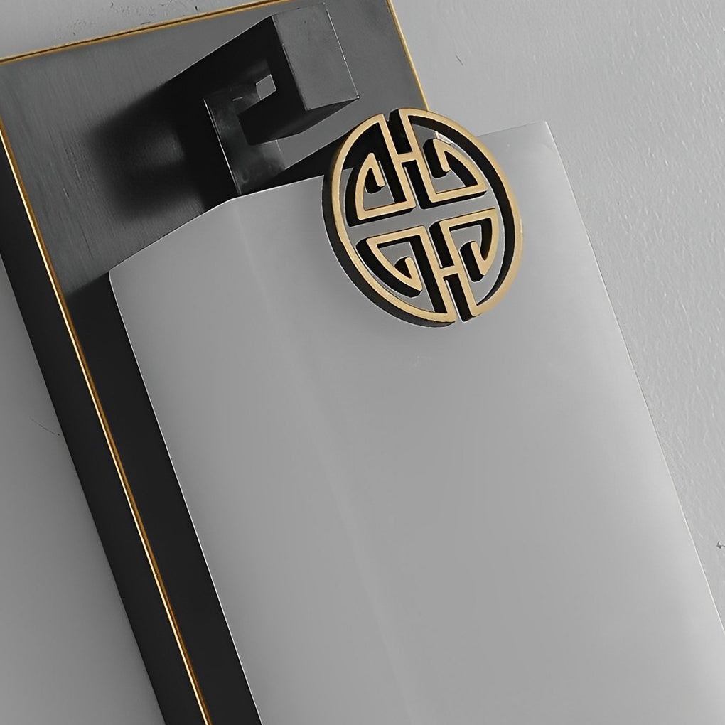Frank LED Classic Retro Copper Marble Outdoor Wall Lights