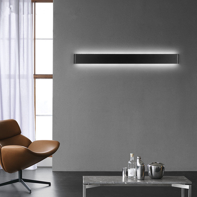Arisha Minimalist Wall Lamp, Black/White - Neutral Decor