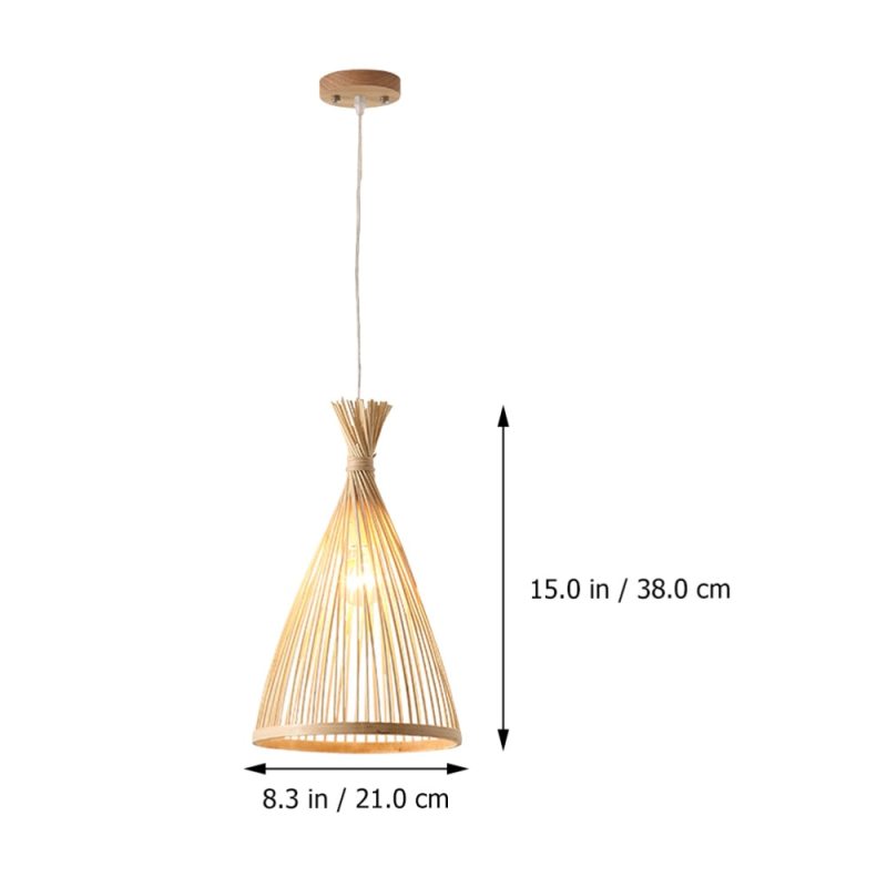 Arisha Pendant Light Rattan Modern, Hand-woven, Hotels - Neutral Decor