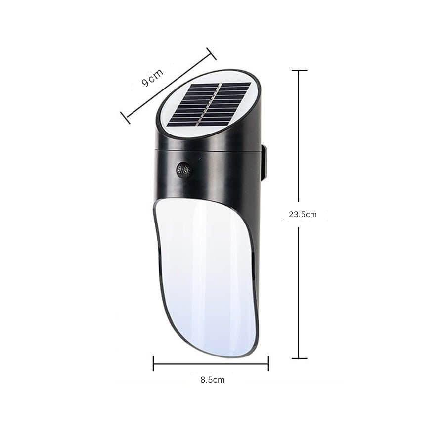 Landry European Style Solar LED ABS Outdoor Wall Lamp