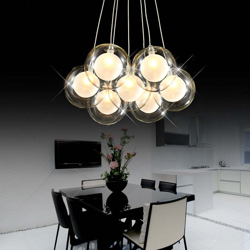 Valentina Modern Bubble Pendant Light, 5 Style - Neutral Decor