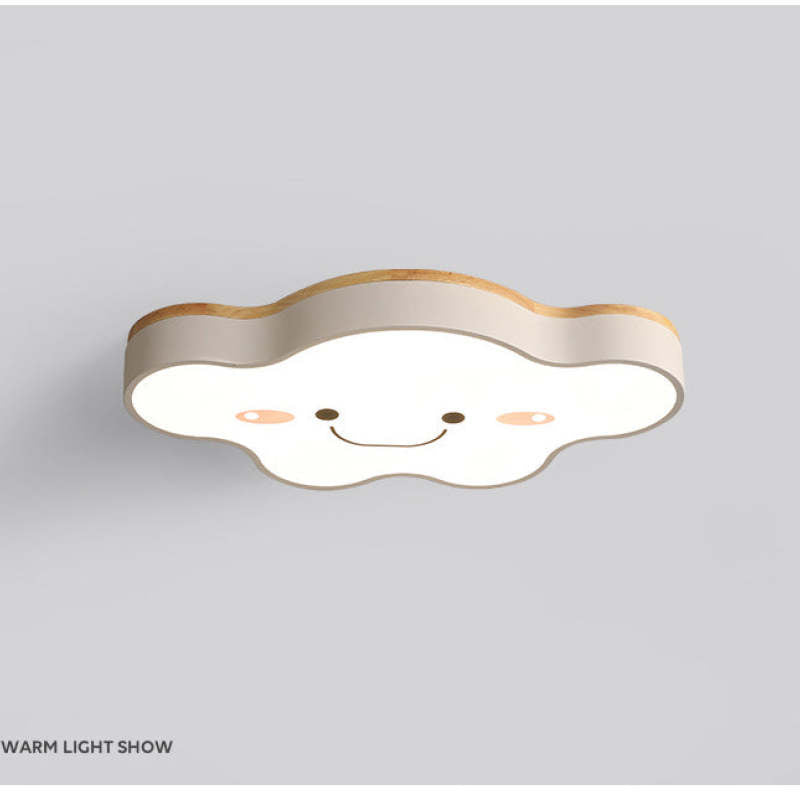 Arisha Creative Art Cloud LED Ceiling Light for Kids Room - Neutral Decor