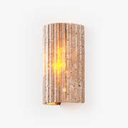 Sysilion Travertine Wall Light-Neutral Decor