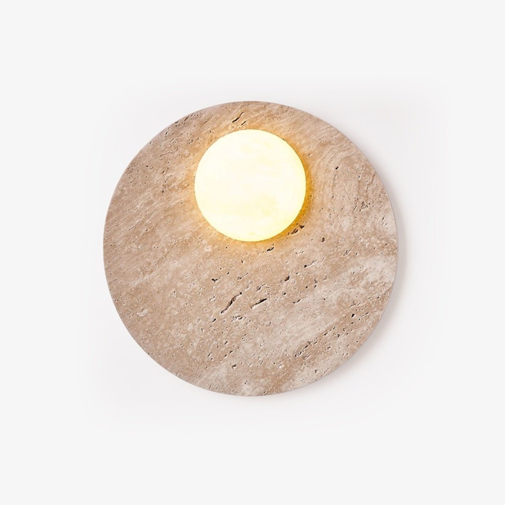 Terra Lume Orb Wall Lamp-Neutral Decor