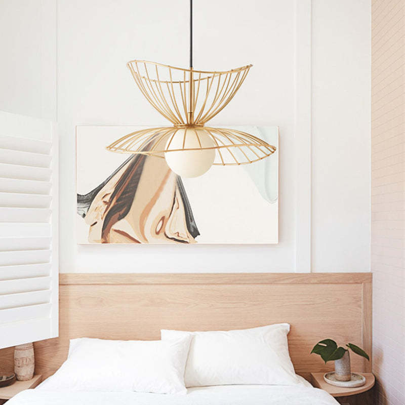 Ritta Pendant Light Modern, Metal, Gold/Black, Kitchen Island - Neutral Decor