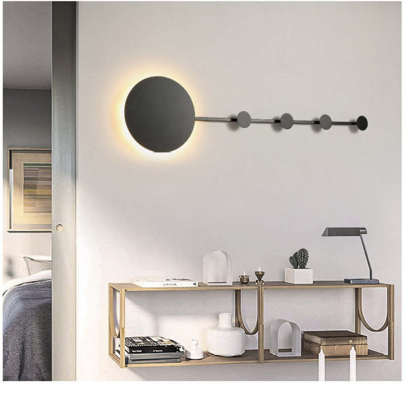 Arisha LED Porch Wall Hanging Coat Rack Creative Wall Lamp - Neutral Decor